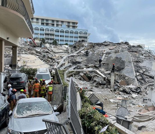 Sube a 86 el número de víctimas mortales por derrumbe de edificio en Surfside