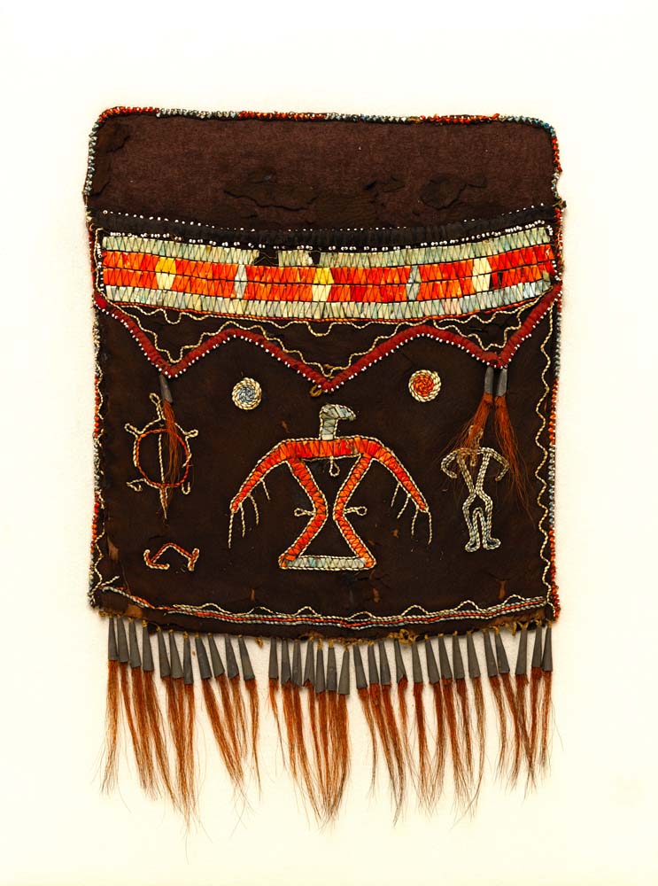 bolsa de 1780, de la cultura Anishinaabe