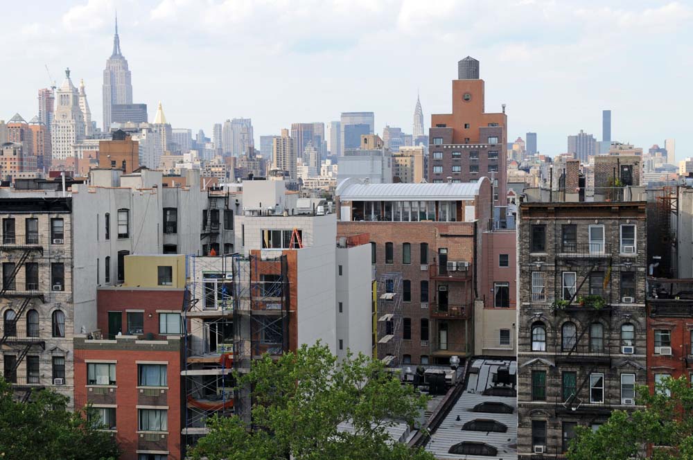Looking uptown from Houston Street, Lower Manhattan, New York, New York viviendas en Nueva York