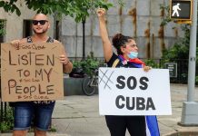 PROTESTA CUBA NACIONES UNIDAS 1