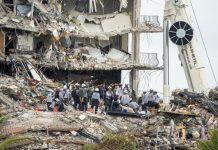 derrumbe de edificio