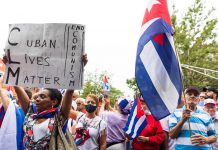 protestas en Cuba