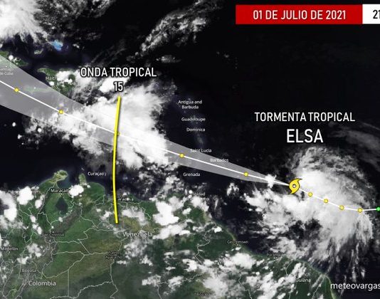 Establecen la alerta X-Ray en Puerto Rico e Islas Vírgenes por Elsa tormenta tropical Elsa
