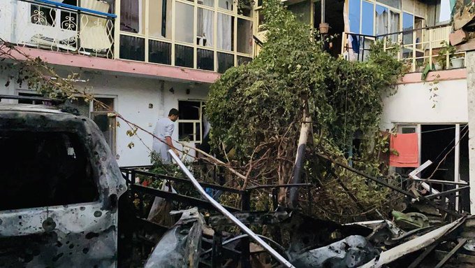EEUU lanza un ataque en Kabul EEUU lanza un ataque en Kabul