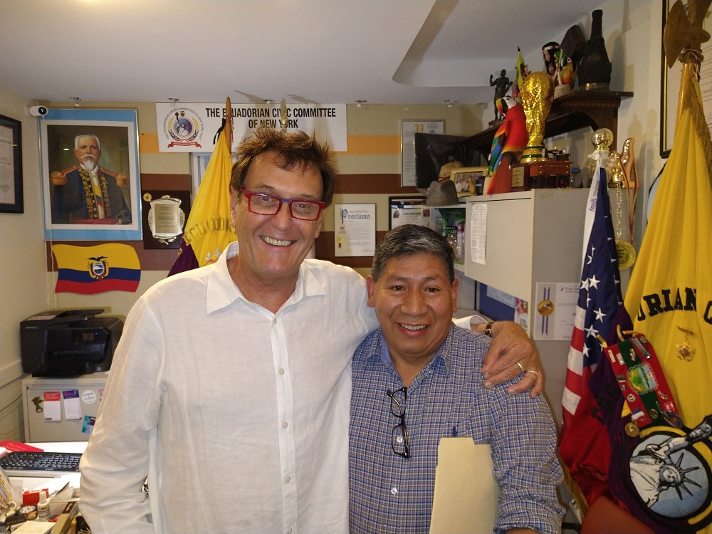 El periodista venezolano Christian Johnson,