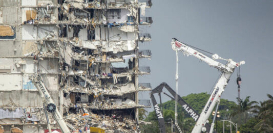 derrumbe de edificio