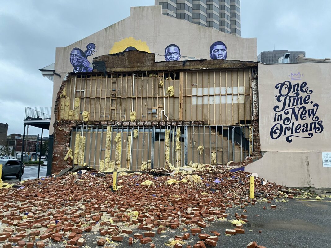 edificio donde trabajo Louis Armstrong huracán