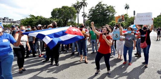 protestas en Cuba