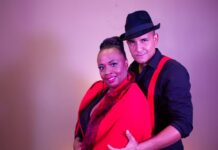 “Señor Bolero”, en el Comisionado de Cultura Anissa Gathers y Ricardo Stevan.