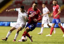 0-1 México vence a una inofensiva Costa Rica con un gol de penalti de Pineda Costa Rica - México