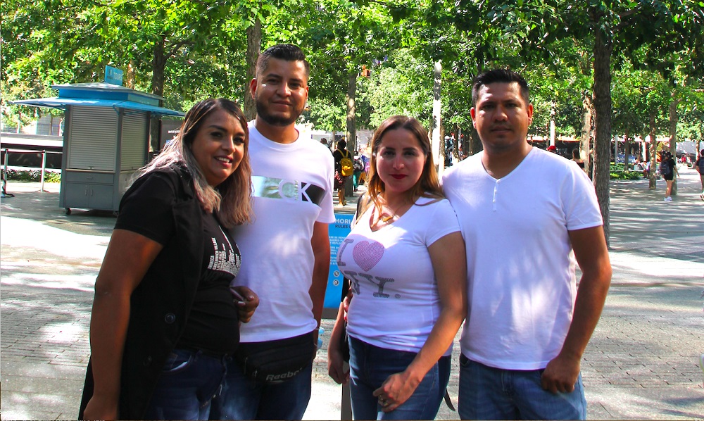 Cristina Dávalos, Daniel Moreno, Mayra Moreno y Eduardo Lara