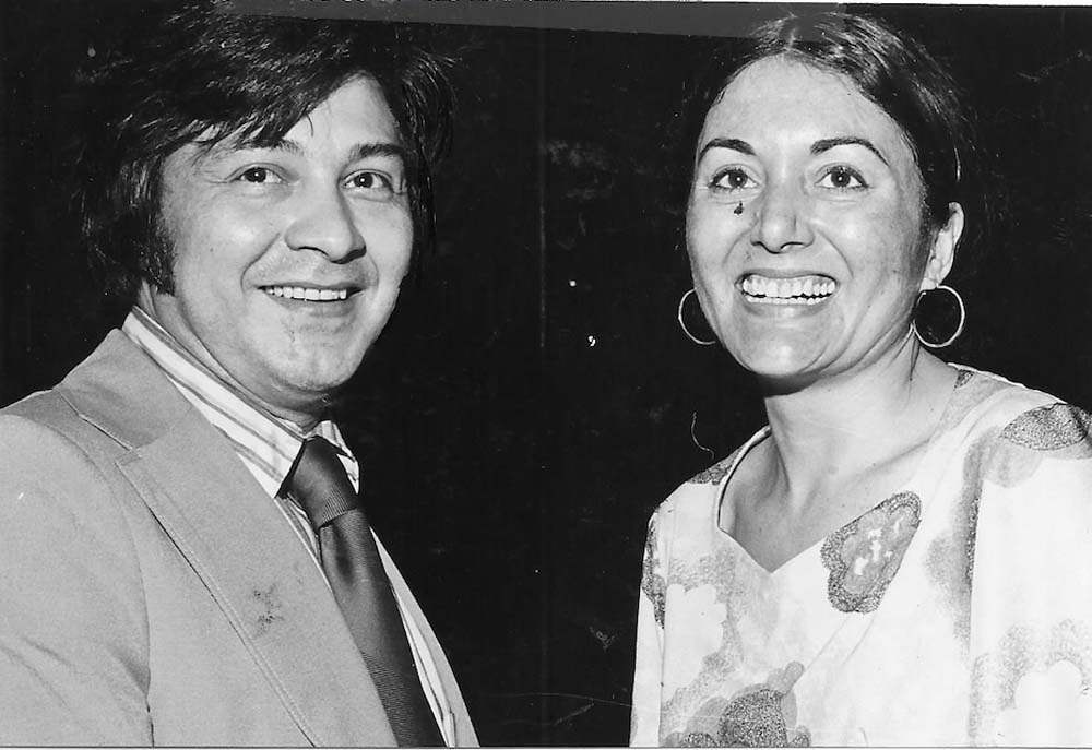 Este cronista junto a Elsa Ortiz.
