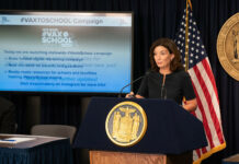 Gobernadora Kathy Hochul anuncia la campaña “Vax to School”