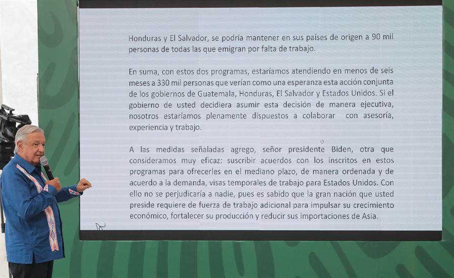 López Obrador insiste en carta a Biden