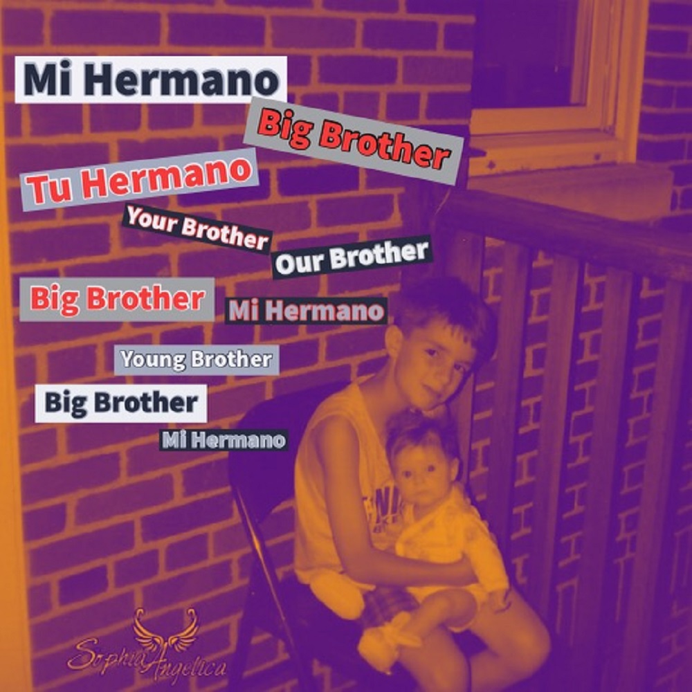 Portada de la canci&oacute;n biling&uuml;e, My Brother, Mi Hermano