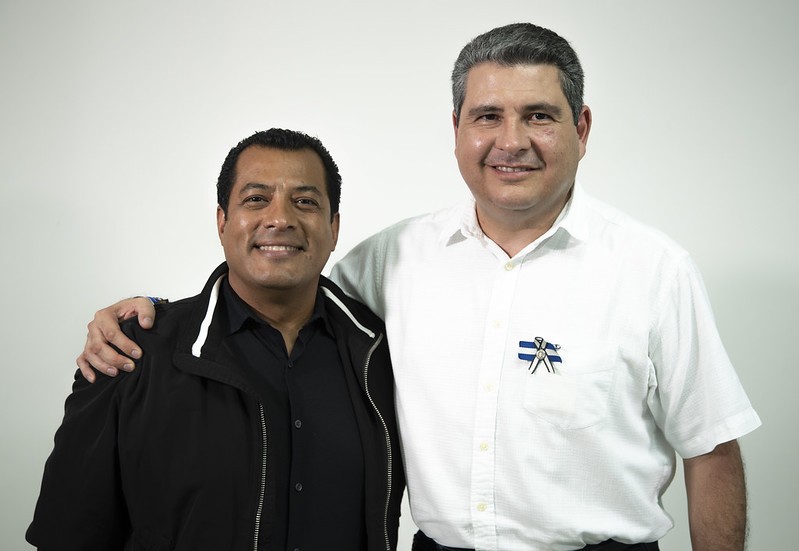 Félix Maradiaga y Juan Sebastián Chamorro