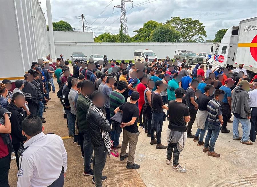Interceptan a 334 migrantes inmigrantes