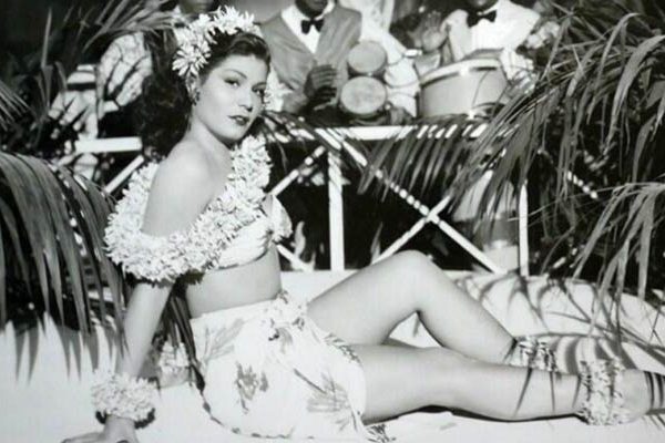 Meche en una escena de Gran Casino.1947