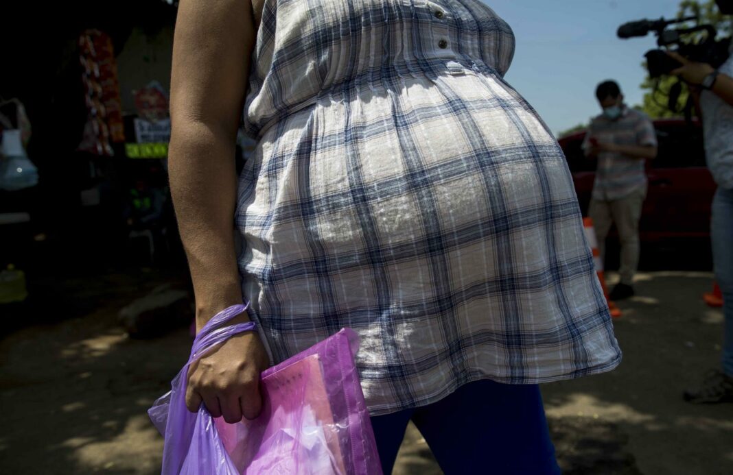 Mujer embarazada e Nicaragua