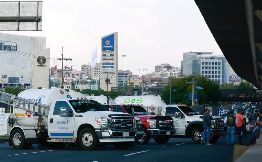 gaseros protestan en México (3)
