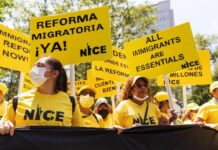 Indocumentados marchan por Nueva York por una reforma migratoria y respeto protesta por reforma migratoria