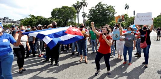 protestas en Cuba
