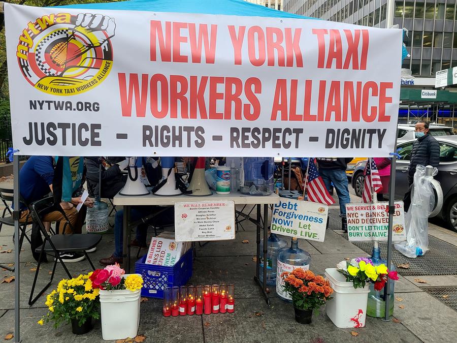 taxistas de Nueva York entran en huelga (2) taxistas de Nueva York