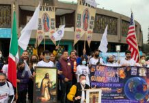 El 12 de diciembre los mexicanos conmemoran el día en que la Virgen de Guadalupe. Foto Cortesía @Carreragmexny