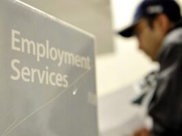 Baja a 202.000 la cifra semanal de solicitudes de subsidio por desempleo en EE.UU. desempleo.