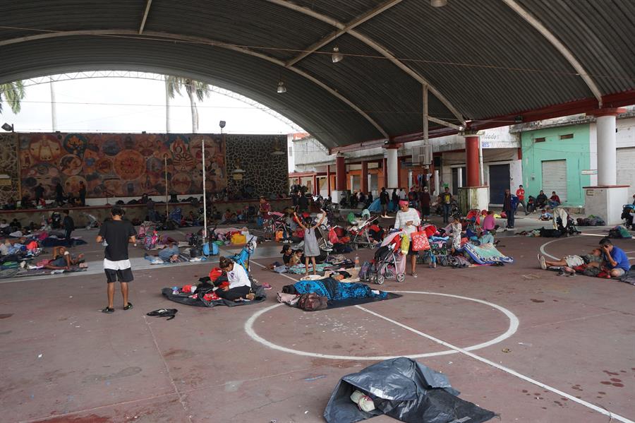 Caravana Migrante toma un descanso (2) Caravana Migrante
