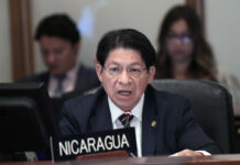 Nicaragua denuncia la Carta de la OEA y anuncia su salida de ese organismo