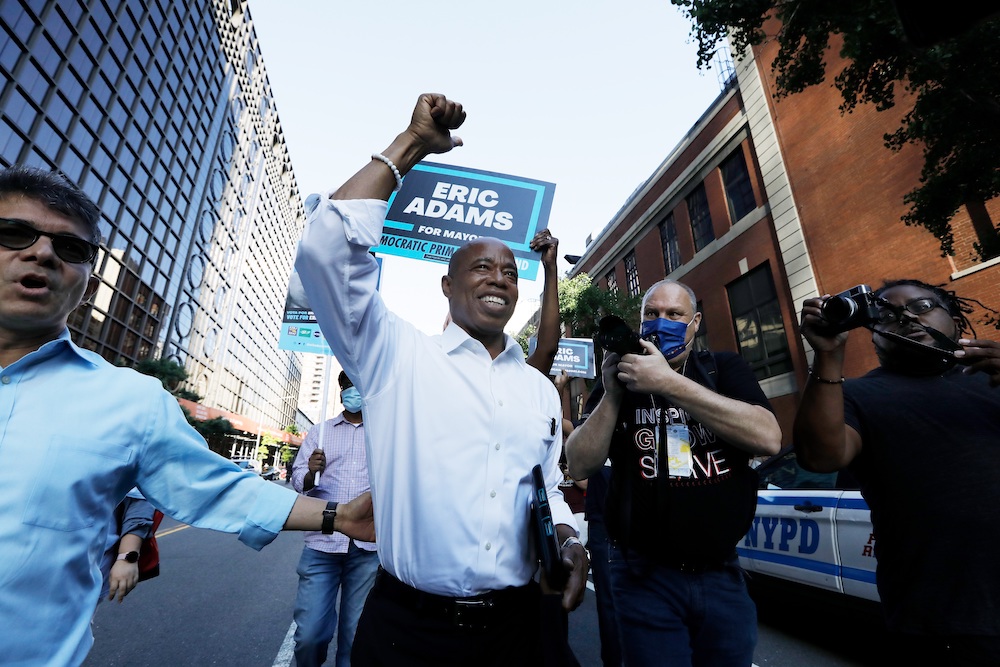 New York City Mayoral Candidates CBS Television Debate Eric Adams se impuso este martes con claridad en las elecciones a la Alcaldía de Nueva York.