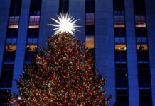 Famoso árbol de Navidad del Rockefeller Center