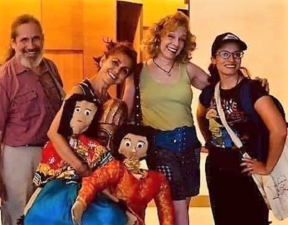 El elenco de &ldquo;Soliluna&rdquo;, Hern&aacute;n Acu&ntilde;a, Piedad Casta&ntilde;o, Alicia Kaplan y G.V. Maldonado.