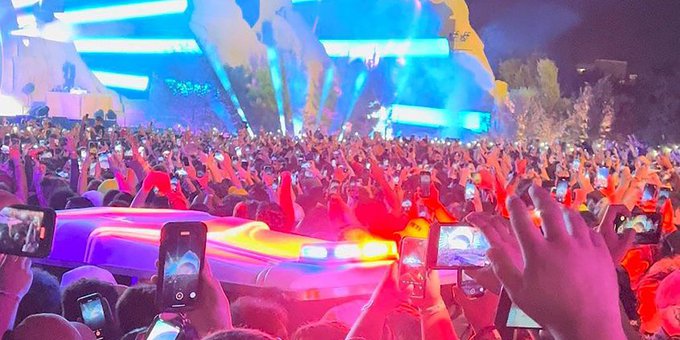 avalancha mató a ocho personas en un concierto de Houston concierto