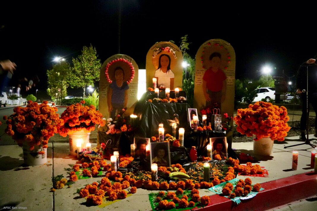 vigilia para inmigrantes muertos vigilia para inmigrantes muertos