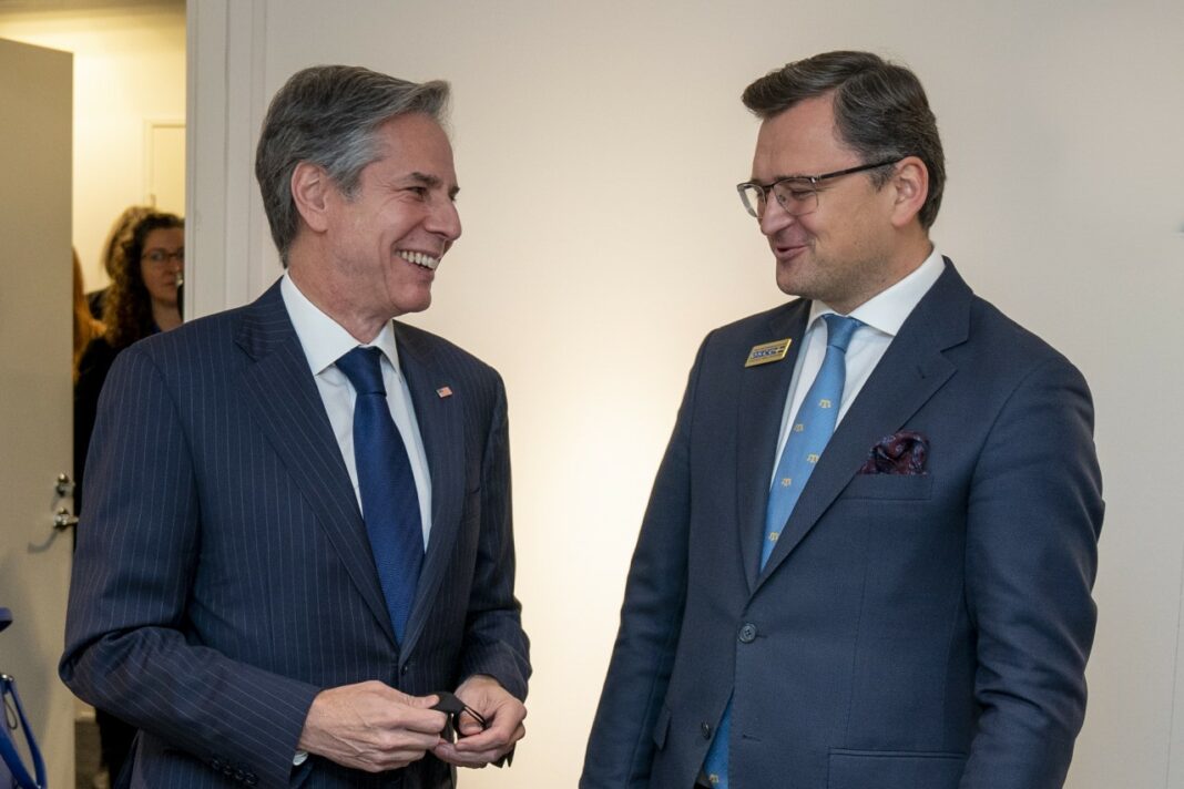 Antony Blinken y Dmitro Kuleba- Foto twitter
