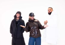 Feid, Mora, y Eladio Carrion combinan sus voces en “Fumeteo” Remix Mora, Feid, y Eladio Carrion.