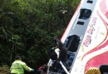 Al menos nueve muertos y 16 heridos por accidente de autobús en Ecuador accidente en Ecuador.