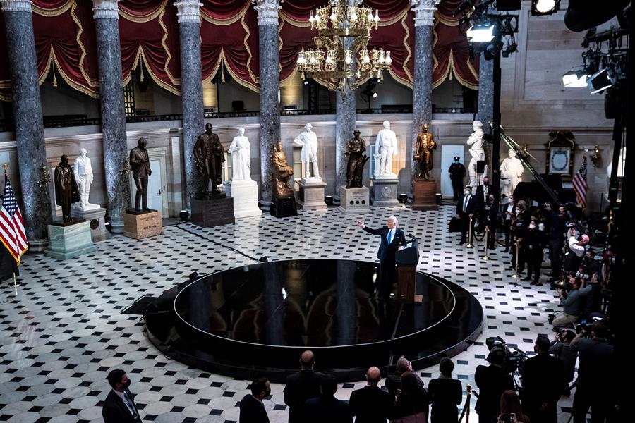 El simbolismo del lugar elegido por Biden Joe Biden