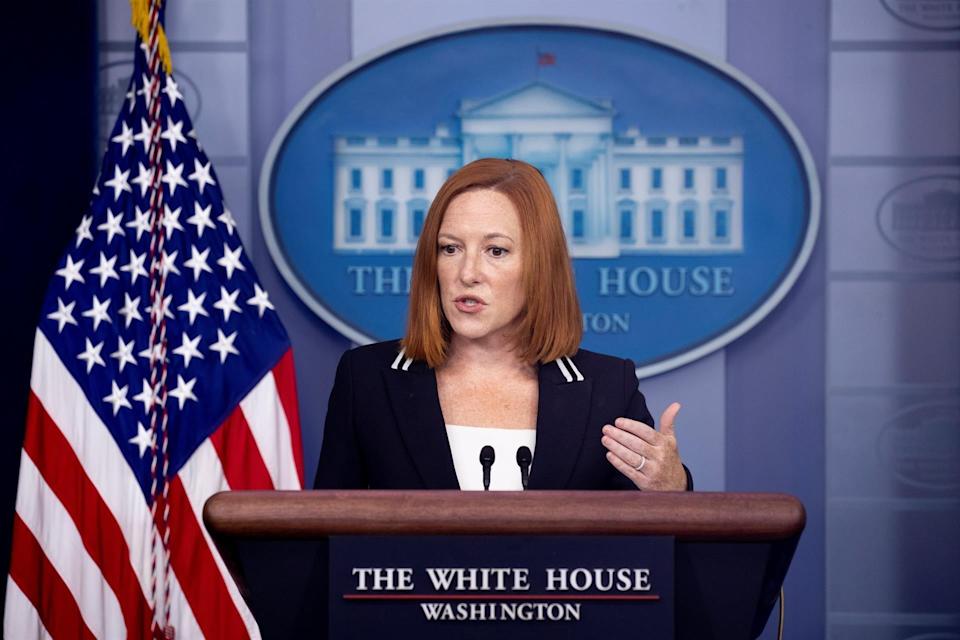 Jen Psaki Estados Unidos acusó este viernes a Rusia de orquestar una operación para crear un pretexto con el fin de invadir o entrar en Ucrania, después de una intensa semana de contactos diplomáticos en Europa con Moscú, que han arrojado escasos resultados.