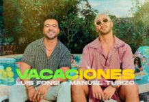 Luis Fonsi y Manuel Turizo lleva al mundo de vacaciones con su nueva colaboración La portada de “Vacaciones” de Luis Fonsi y Manuel Turizo