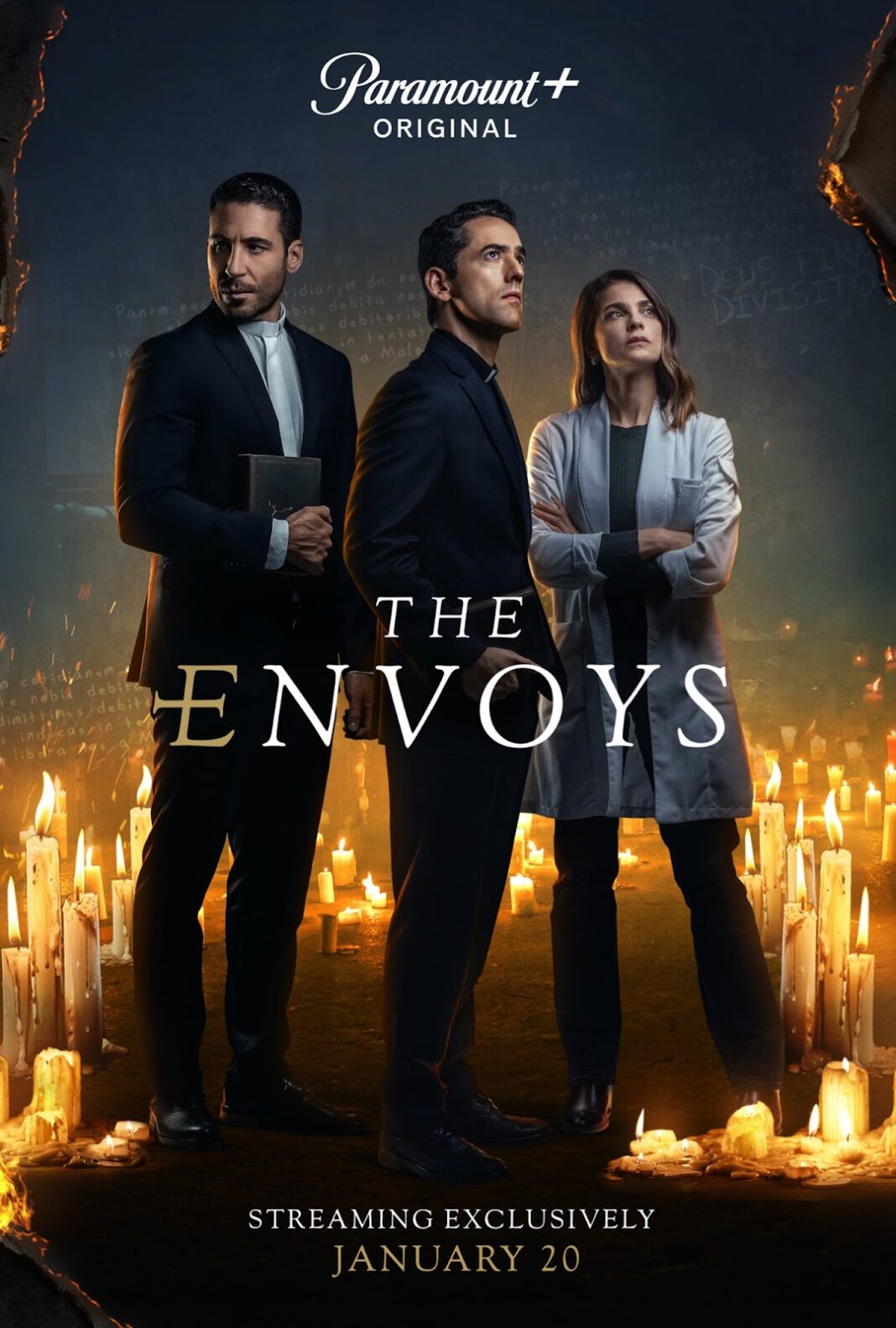 La portada de la serie “Los Enviados”. La portada de la serie que se lanzó en Paramount+, “Los Enviados”.
