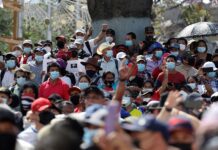 Los salvadoreños conmemoran 30 años de paz con protesta contra el Gobierno protesta en El Salvador