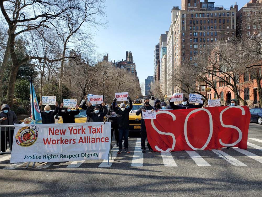 protesta en Nueva York