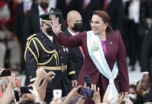 Presidenta hondureña agradece a Harris apoyo ofrecido por EE.UU. a su país