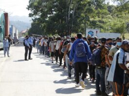 Unos 800 inmigrantes dejaron Honduras y cruzaron a Guatemala en ruta a EE.UU. inmigrantes