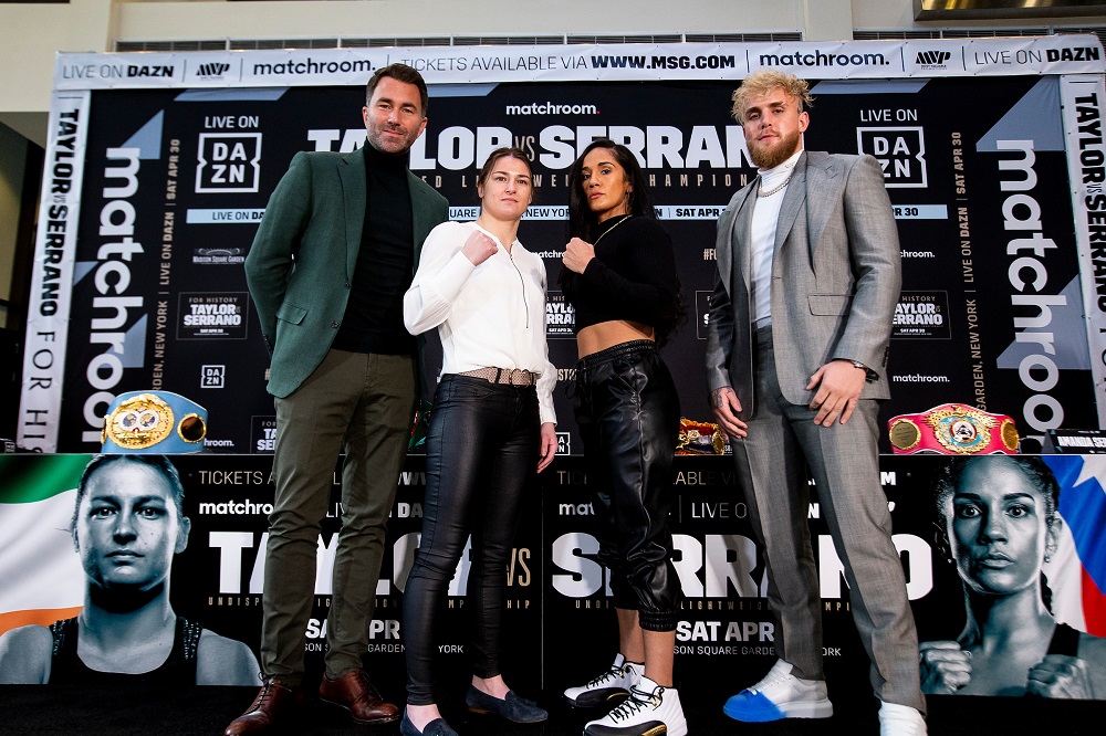 Amanda Serrano y Katie Taylor