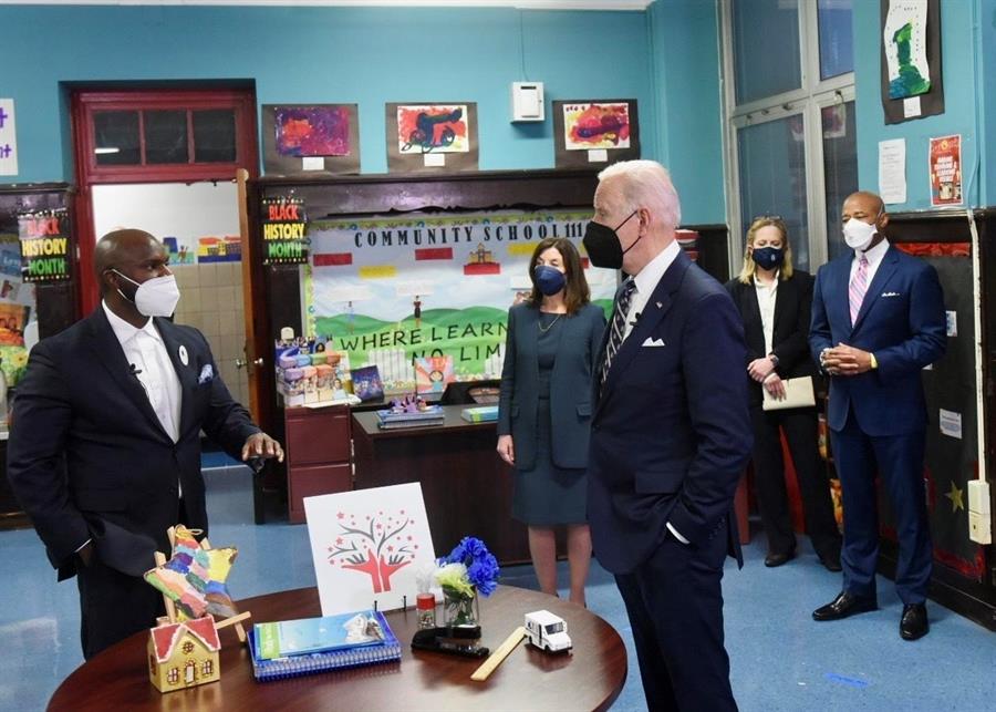 Joe Biden Con Eric Adams (1)
