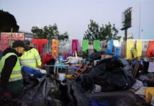 México desaloja campamento con cientos de migrantes cerca a frontera con EE.UU. inmigrantes